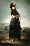 Francisco de Goya Portrait of Mariana Waldstein, 9th Marchioness of de Santa Cruz oil painting artist